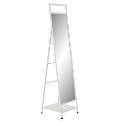 Espelho De Vestir Metal Espelho 39X40X160 Branco (2 Unidades)