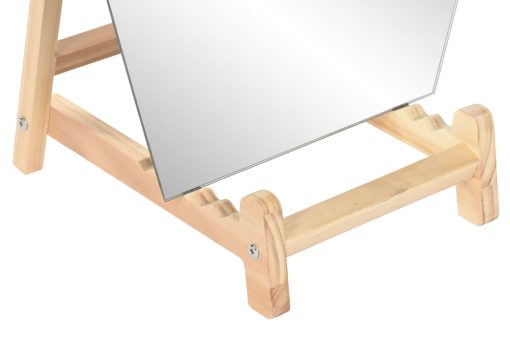 Espelho De Vestir Pinheiro Vidro 50X10X150 Natural (2 Unidades) - Image 5