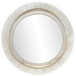 Alternative view of Espelho Ferro Espelho 106X13X106 Dourado