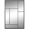 Espelho Ferro Vidro 60X2X90 Preto (2 Unidades)