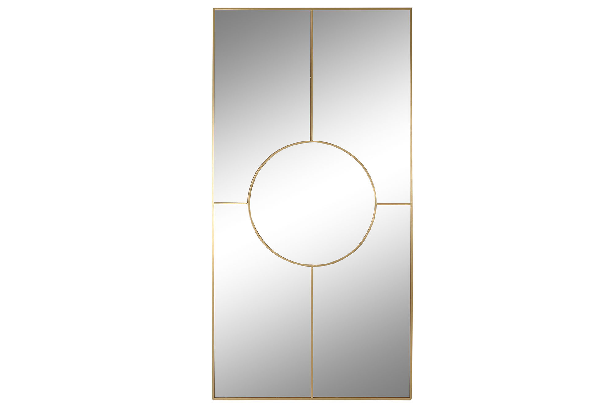 Espelho Ferro Vidro 90X2X180 Dourado - Image 2