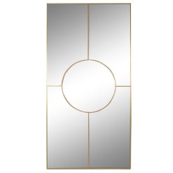 Espelho Ferro Vidro 90X2X180 Dourado