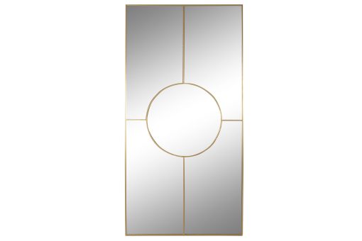 Espelho Ferro Vidro 90X2X180 Dourado
