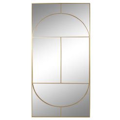 Espelho Ferro Vidro 90X2X180 Dourado