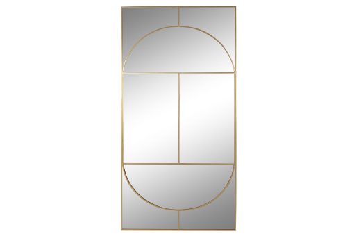 Espelho Ferro Vidro 90X2X180 Dourado