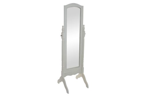 Espelho Madeira 54X50X170 Closet Natural Branco - Image 2
