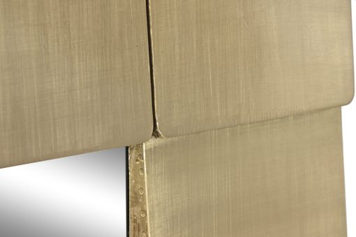 Espelho Madeira Bronze 117X3X87 Dourado - Image 5