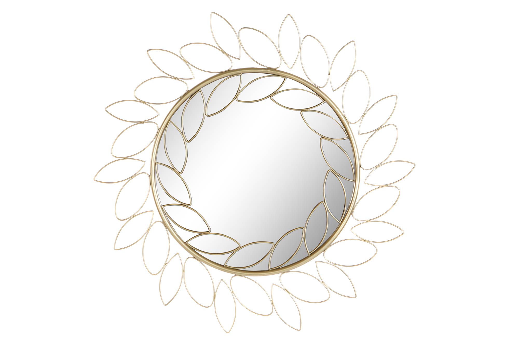 Espelho Metal Espelho 80X2X80 Dourado