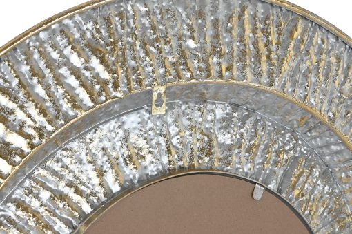 Espelho Metal Vidro 78X4,5X78 Dourado (2 Unidades) - Image 4
