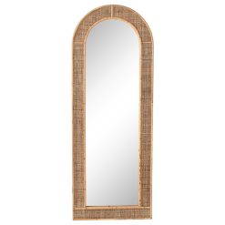 Espelho Rattan Vidro 45X2X120 Natural