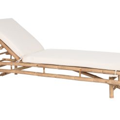 Espreguiçadeira Bambu 211X75X36 Com Almofada
