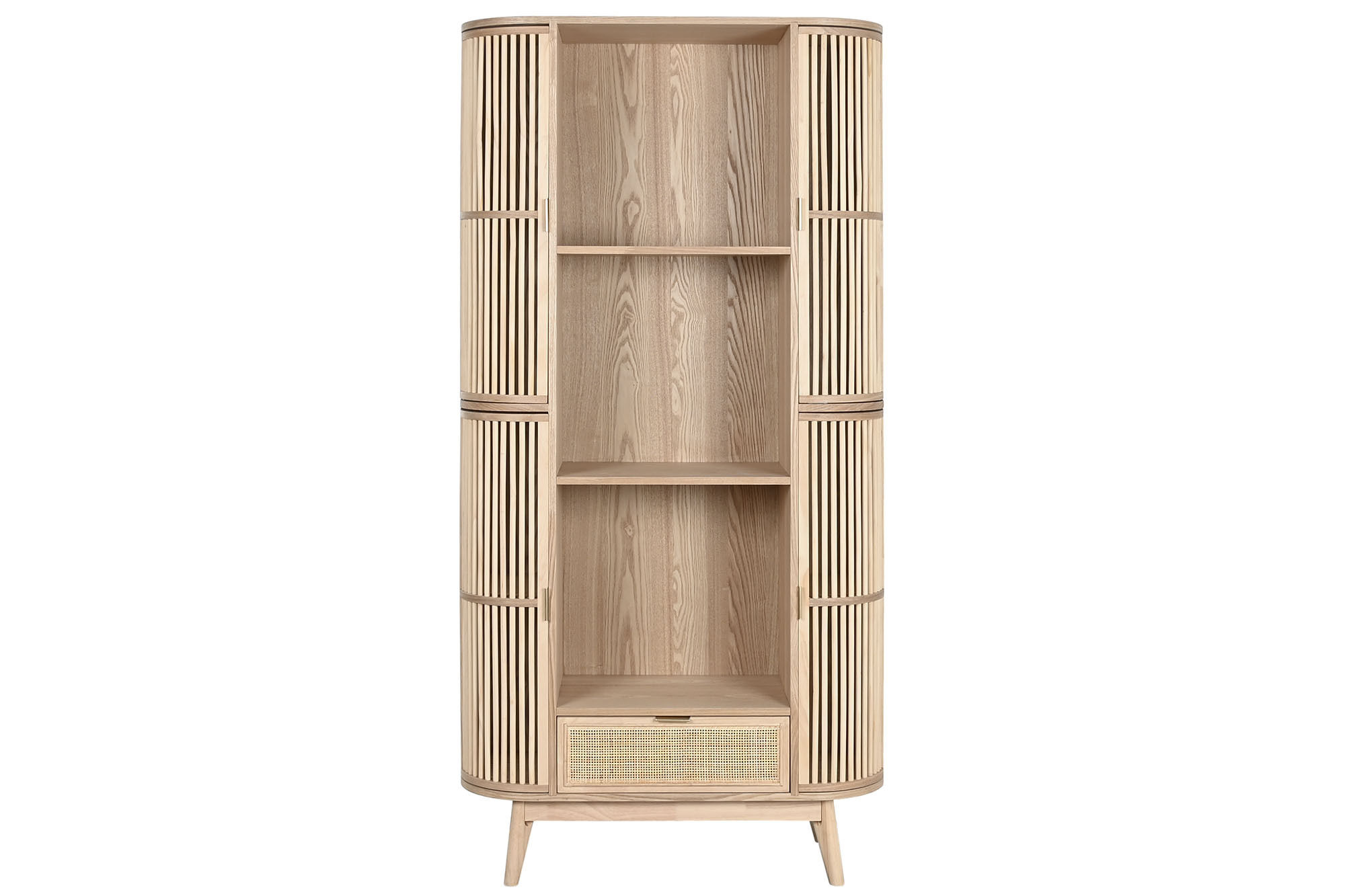 Estante Abeto Rattan 88X36X180 Natural