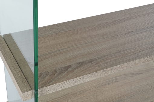Estante Vidro Mdf 90X35X180 Temperado Natural - Image 3