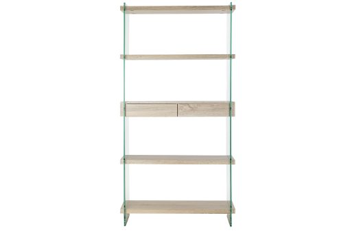 Estante Vidro Mdf 90X35X180 Temperado Natural - Image 6