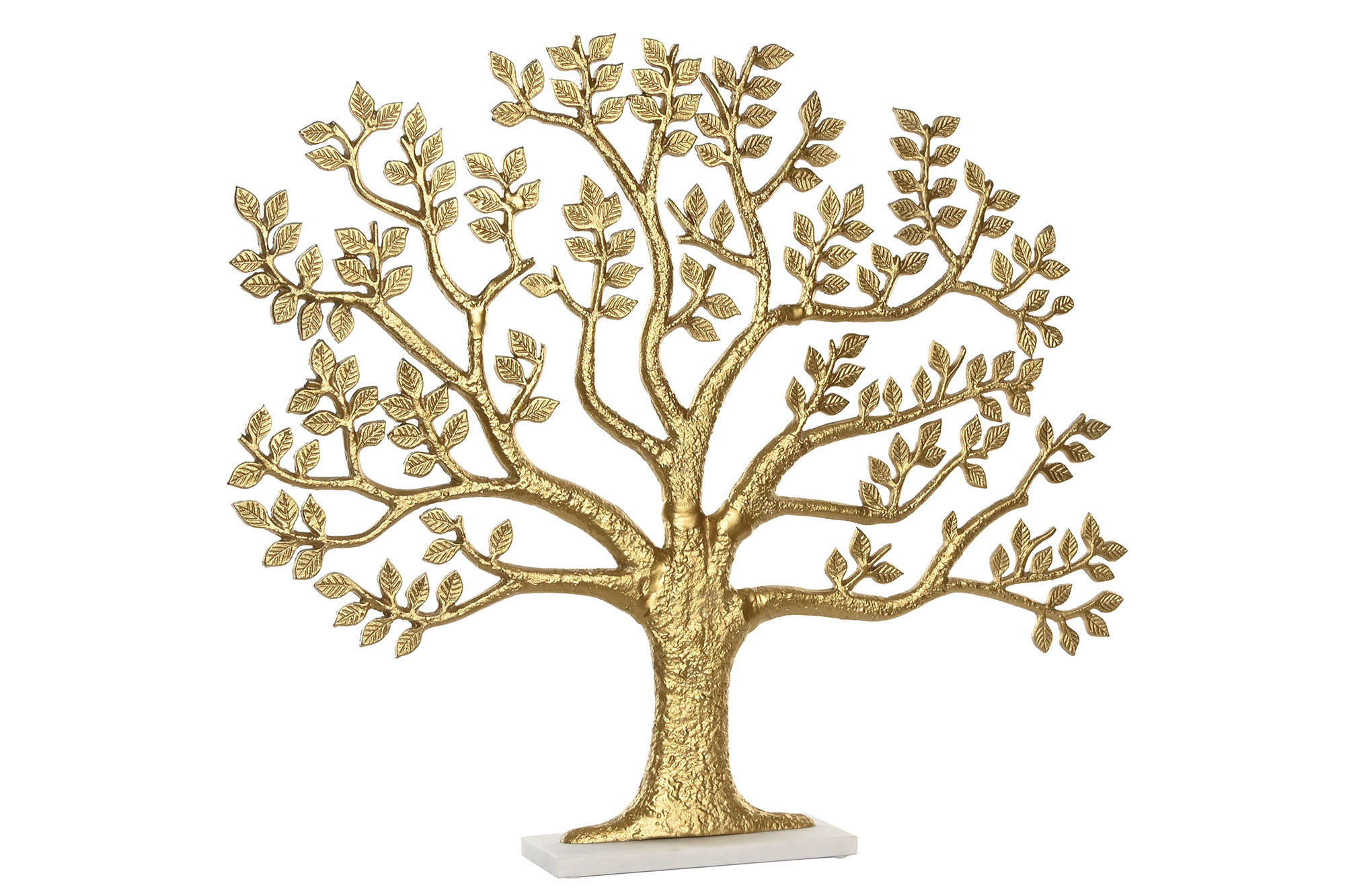 Figura Alumínio M Rmore 76X10X68 Rvore Dourado