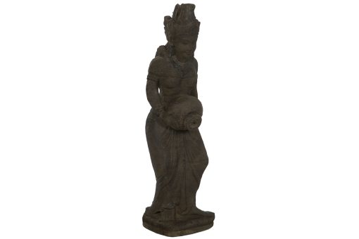 Figura Cimento 28X25X100 Cinzento Escuro