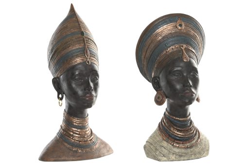 Figura Resina 30X20X53 Africana 2 Mod. (2 Unidades) - Image 2