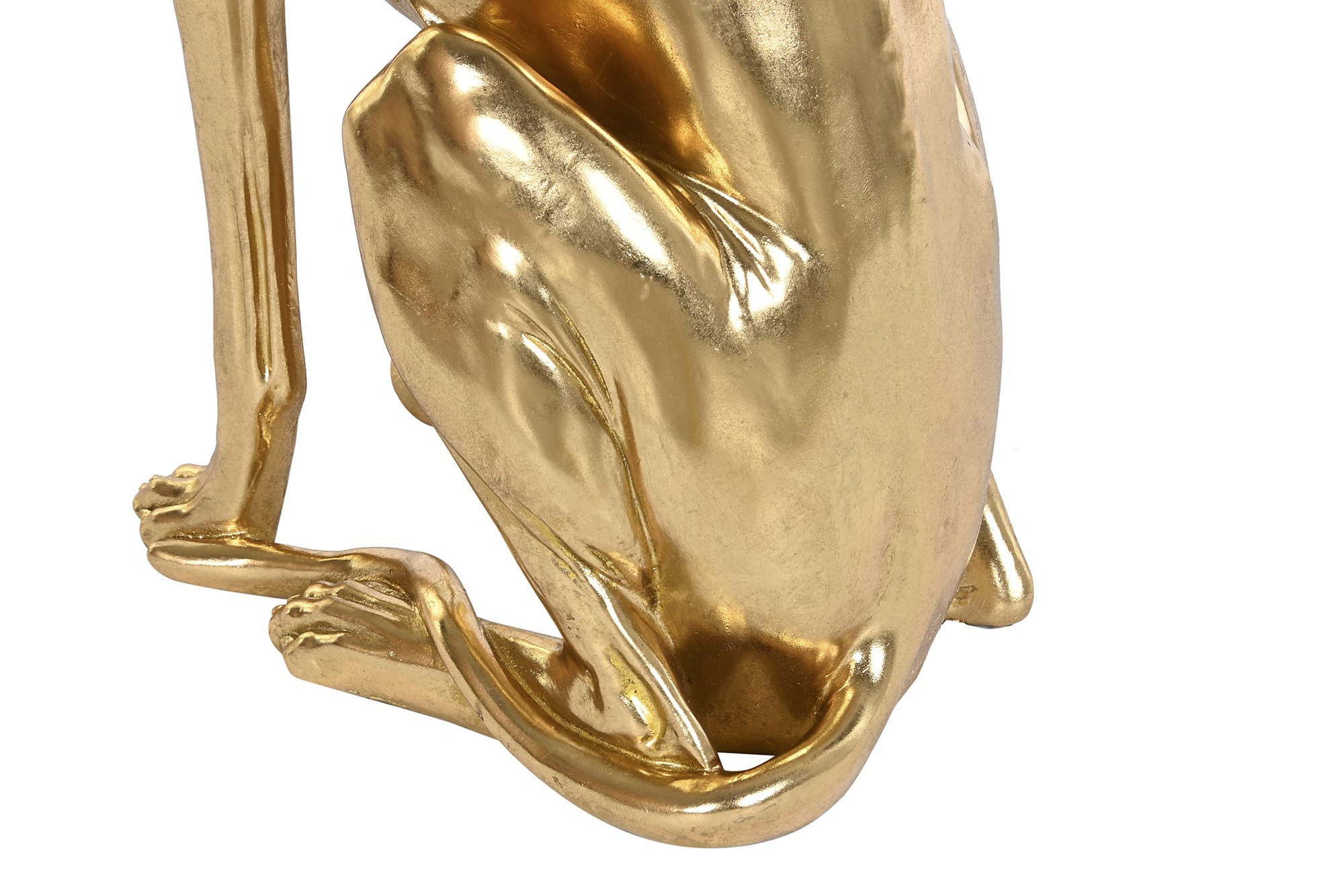 Figura Resina 42,5X25,5X78 Galgo Dourado - Image 4