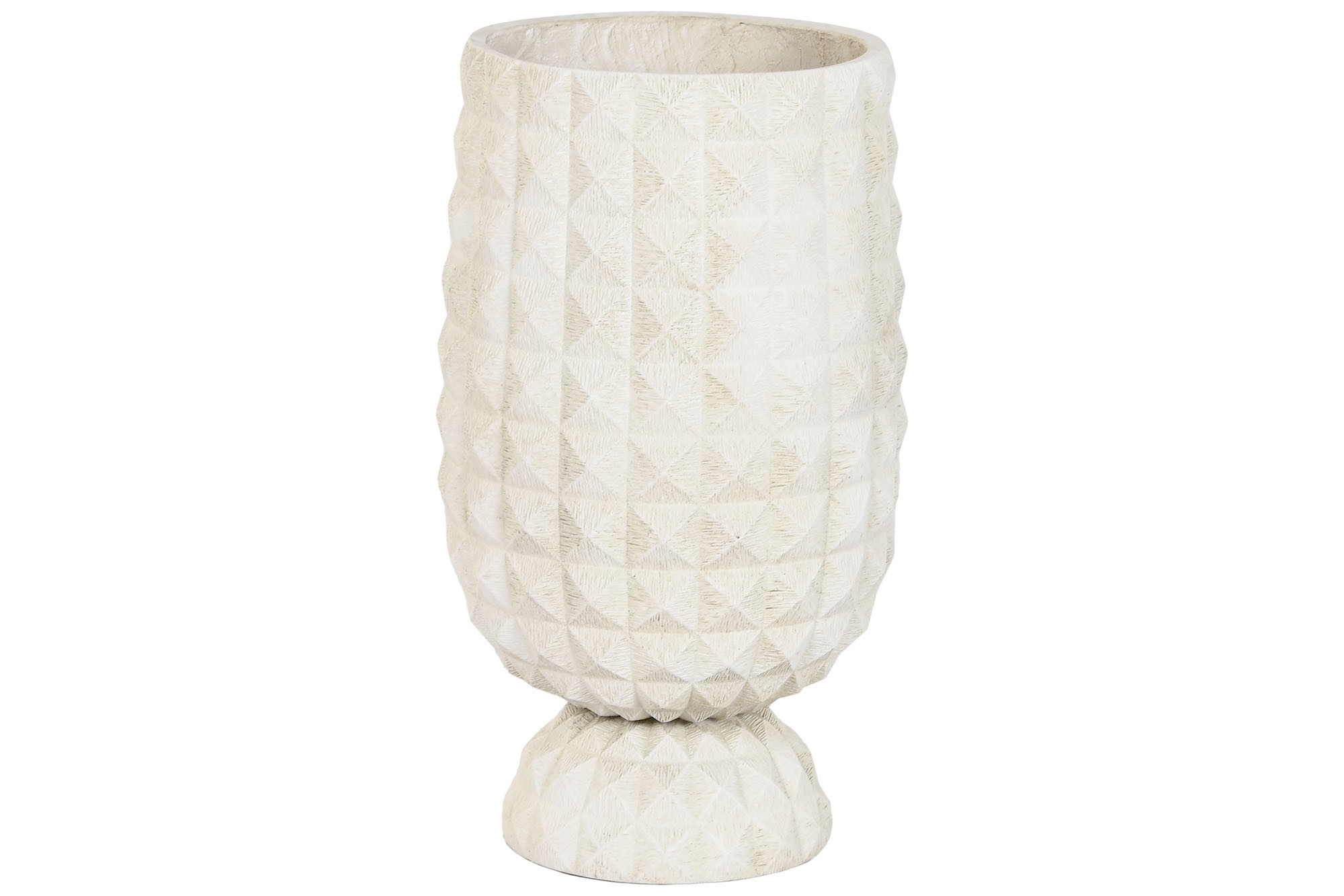 Floreiro Fibra Arcilla 35X35X60 Desgastado Crudo