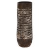 Floreiro Madeira 20X20X90 Castanho
