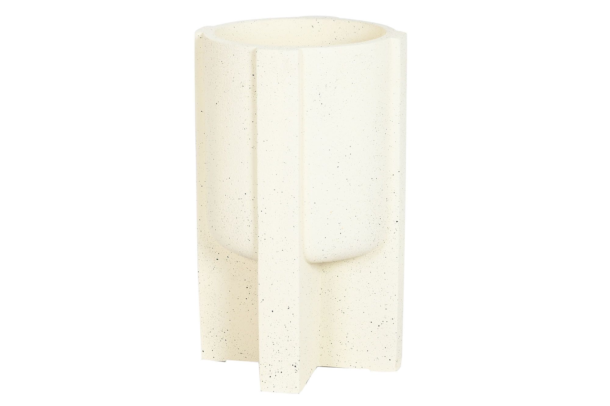 Floreiro Magnésia 34X34X61 Rugoso Crudo