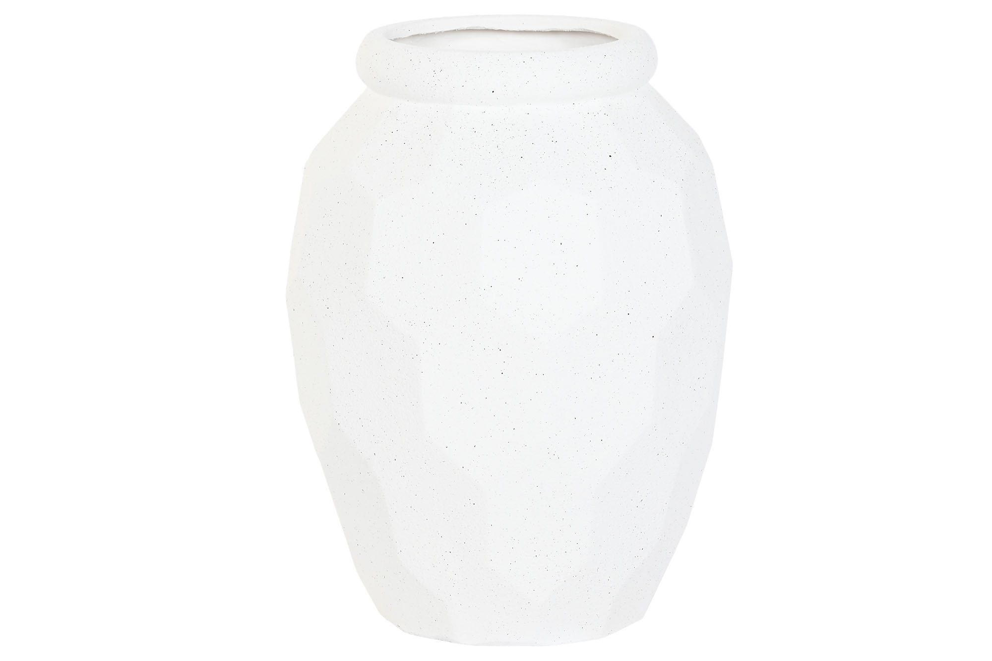 Floreiro Magnésia 43X43X80 Rugoso Blanco Roto - Image 2