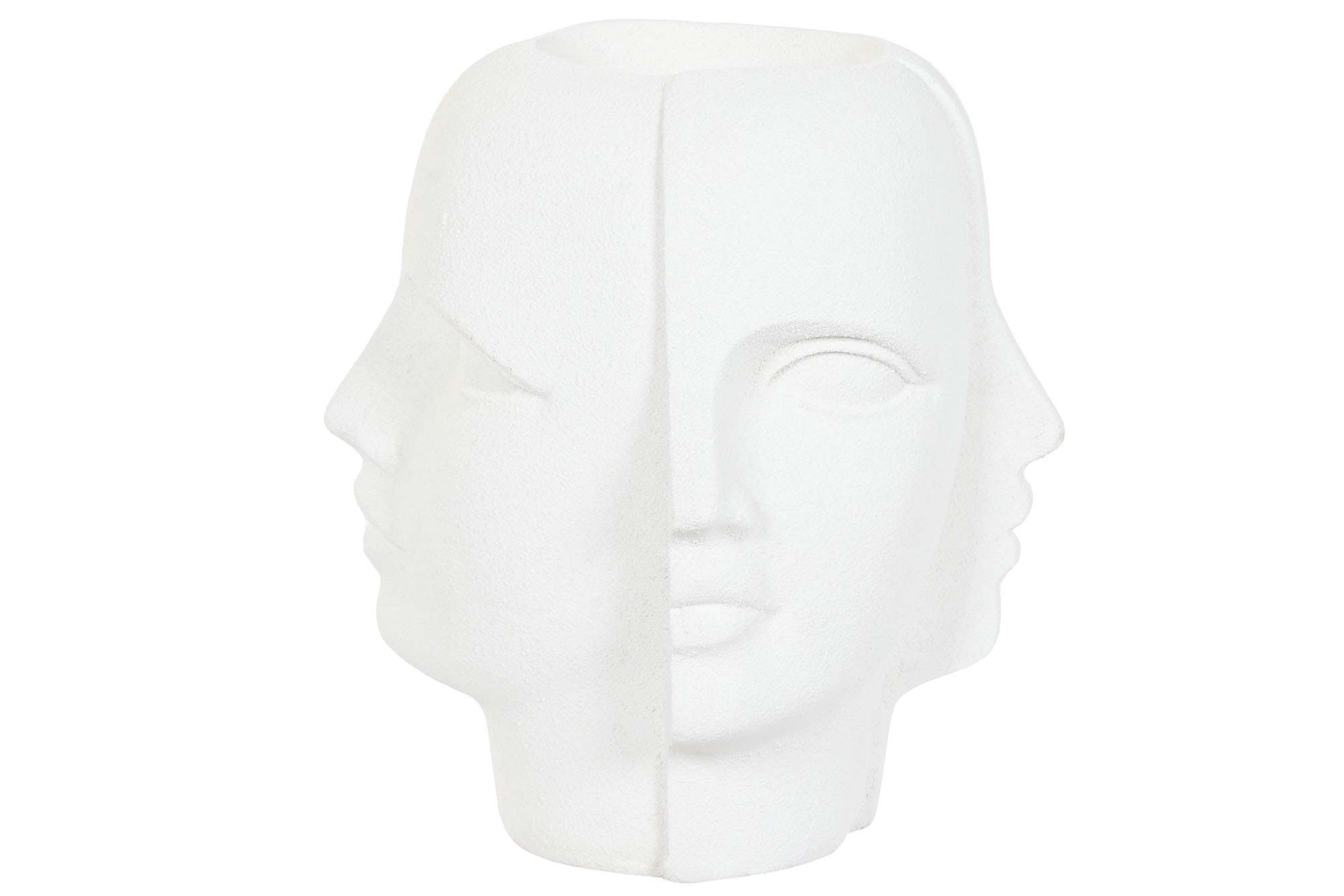 Floreiro Magnésia 49X49X50 Cara Rugoso Branco - Image 7