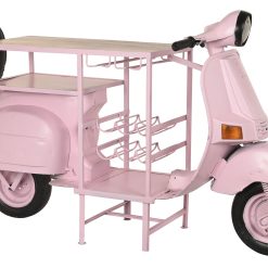 Garrafeira Ferro Manga 195X70X106 Rosa Pálido