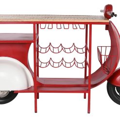 Garrafeira Metal 183X51X102 Mota Vermelho