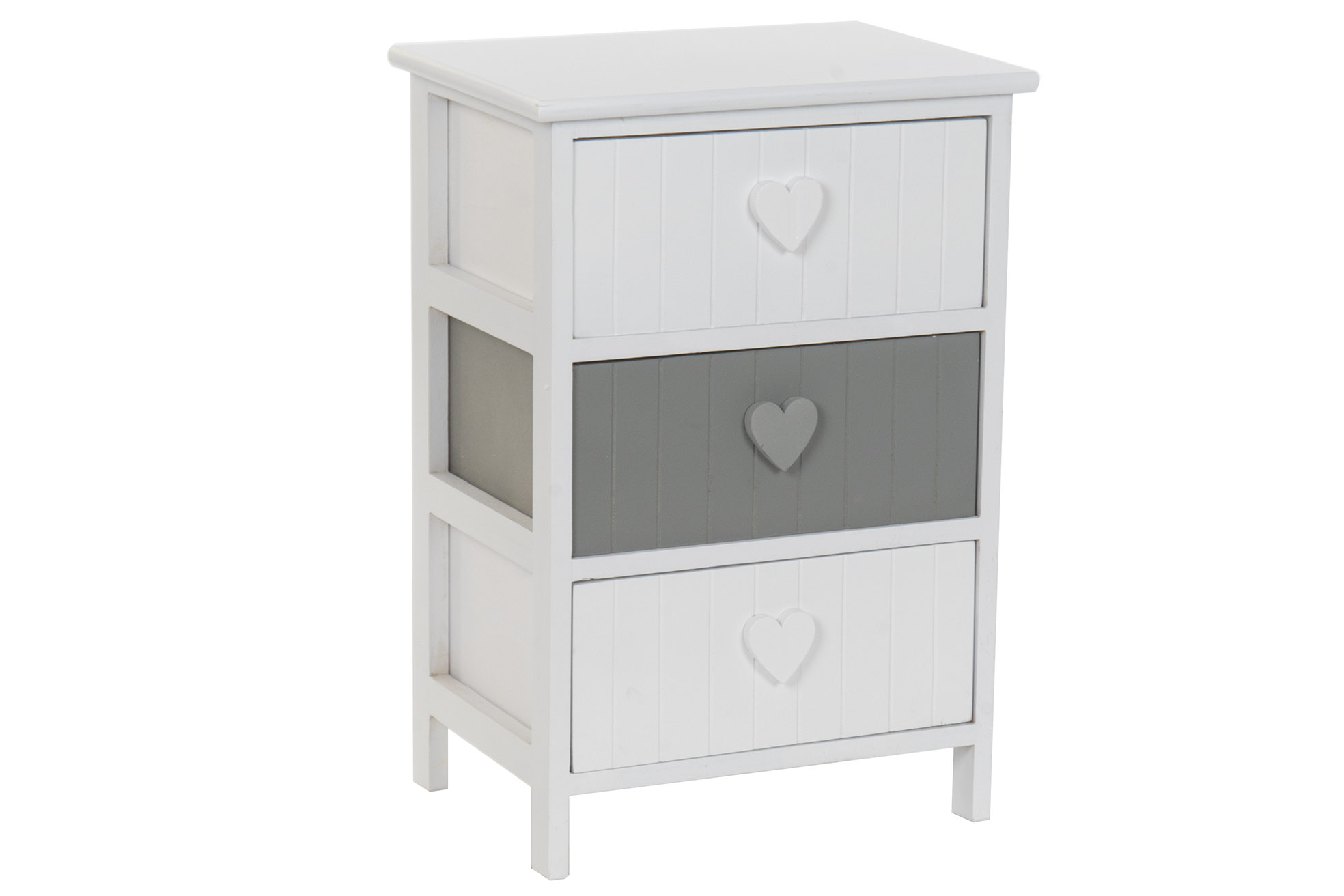 Gaveteiro Paulownia 40X29X58 Coraø O Branco