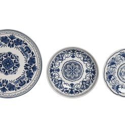 Loiça Set 18 Porcelana 27X27X2 Åtnica Azul (2 Unidades)