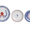 Loiça Set 18 Porcelana 27X27X3 Azul (2 Unidades)