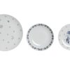 Loiça Set 18 Porcelana 27X27X3 Azul (2 Unidades)