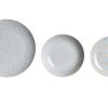 Loiça Set 18 Porcelana 27X27X3 Rosa (2 Unidades)