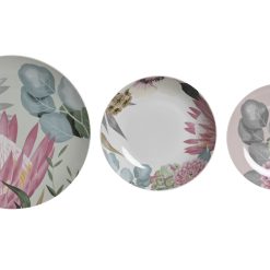Loiça Set 18 Porcelana 27X27X3 Tropical Verde (2 Unidades)