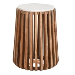 Mesa Auxiliar M Rmore Manga 47X47X58 Branco