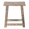 Mesa Auxiliar Madeira Reciclada 45X25X51 6