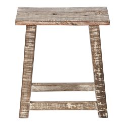 Mesa Auxiliar Madeira Reciclada 45X25X51 6