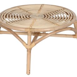 Mesa Auxiliar Rattan 65X65X36 Natural
