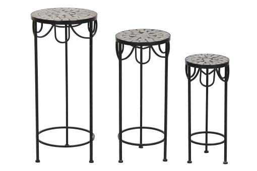 Mesa Auxiliar Set 3 Forja 30X30X69 8