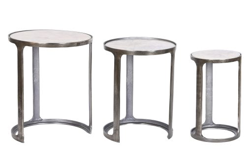 Mesa Auxiliar Set 3 M Rmore Alum Nio 45