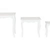 Mesa Auxiliar Set 3 Mdf Madeira 53X35X47
