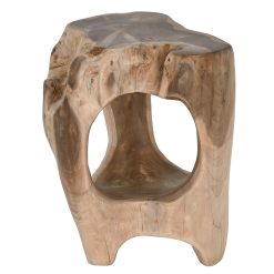 Mesa Auxiliar Teca 35X35X40 Natural
