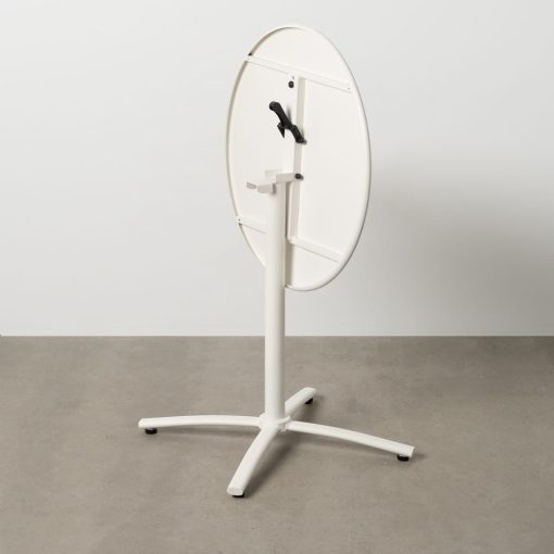Mesa De Apoio Dobrável Branco Aço 70 X 70 X 72 Cm - Image 4