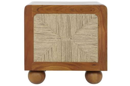 Mesa De Cabeceira Acácia 50X40X50 Entranøado - Image 7