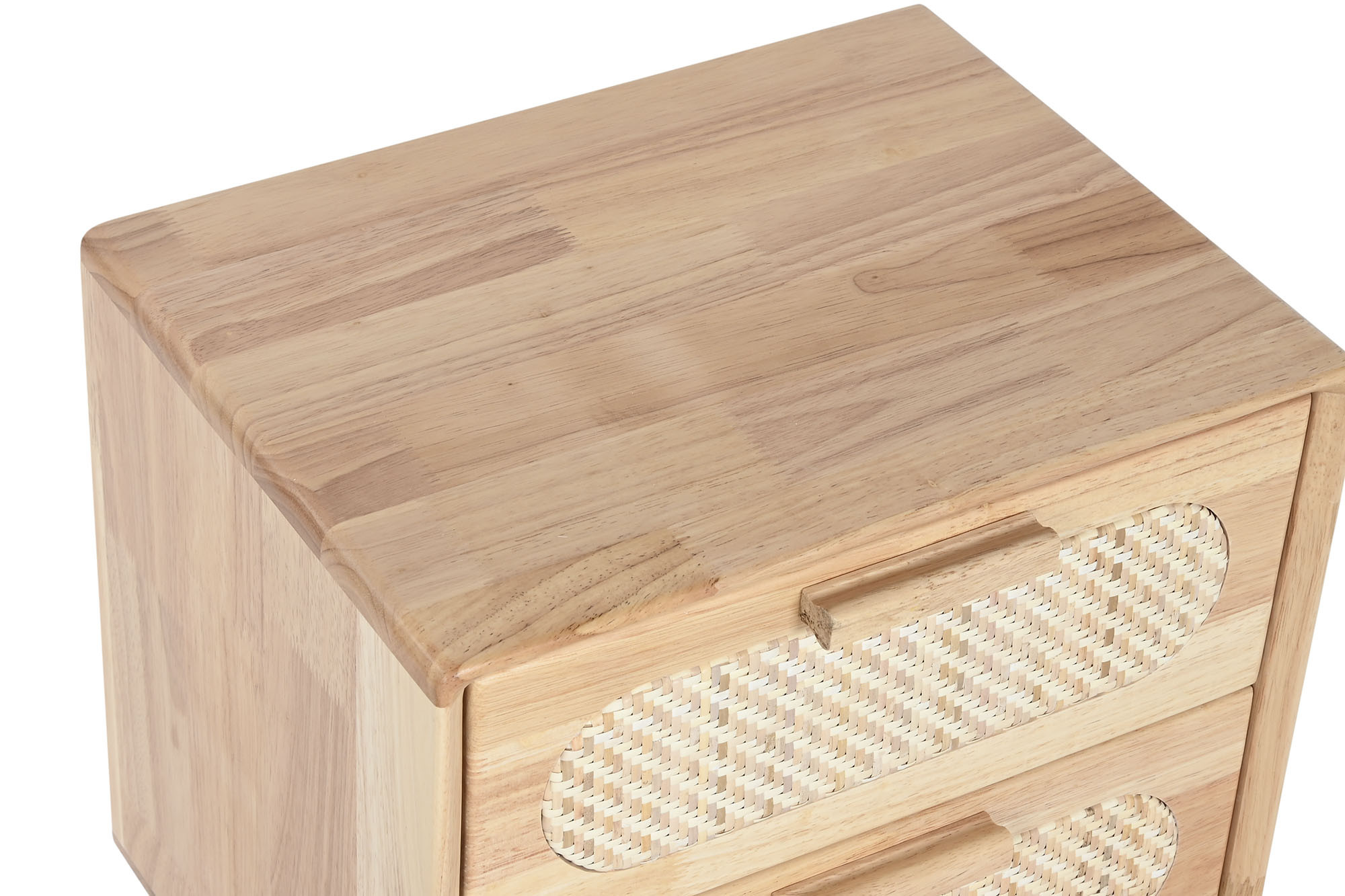 Mesa De Cabeceira Rubberwood Rattan 40X30X48 8,15 - Image 7