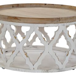 Mesa De Centro Abeto Mdf 81X81X43
