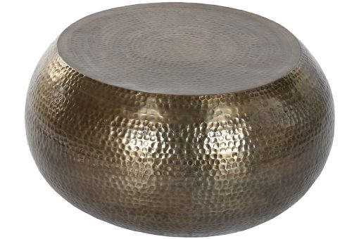 Mesa De Centro Alumínio 60X60X30 Dourado - Image 3