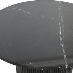 Mesa De Centro M Rmore Madeira 80X80X42 Preto