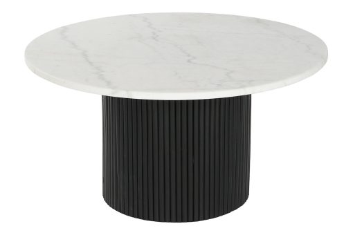 Mesa De Centro M Rmore Mdf 80X80X42 Branco - Image 3